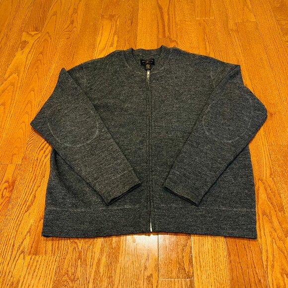 VINTAGE JOSEPH MORSE CO. SHOOT / HUNTING SWEATER JACKET SZ L 1930s STYLE - Picture 3 of 16